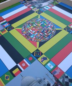 World Culture Edition | Jamaican Ludo Family Board Game Entertainment (Ludy, Ludi, Loodi, Loody, Loodie)